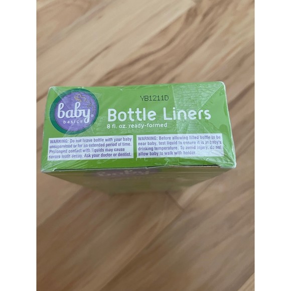 NEW Baby Basics Bottle Liners Feeding 100 Liners 8oz compare to Playtex Drop-ins - Picture 5 of 6